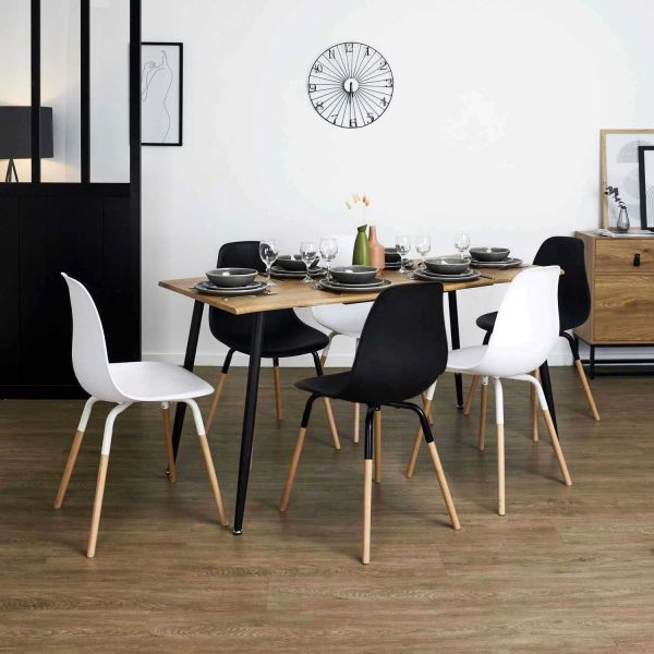 Table extensible 4 à 6 personnes Abbott - THE HOME DECO FACTORY