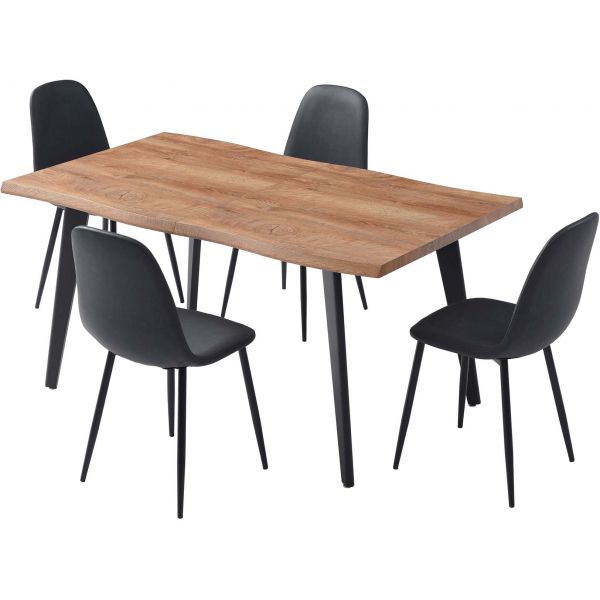 Table extensible plateau en bois 6 à 8 personnes Forest - 5