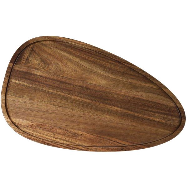 Table gigogne galet en acacia (Lot de 2) - 52,90