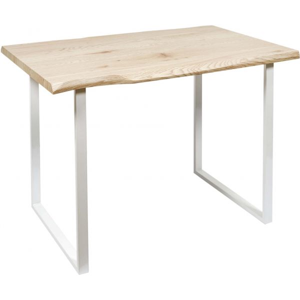 Table industrielle en bois et métal Forest