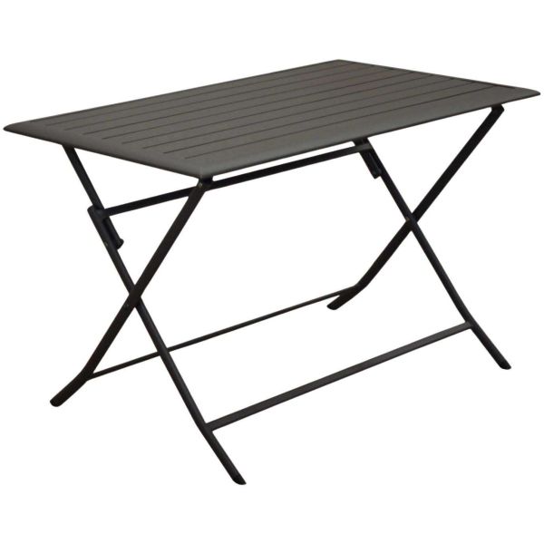 Table de jardin en aluminium 4 personnes Lorita