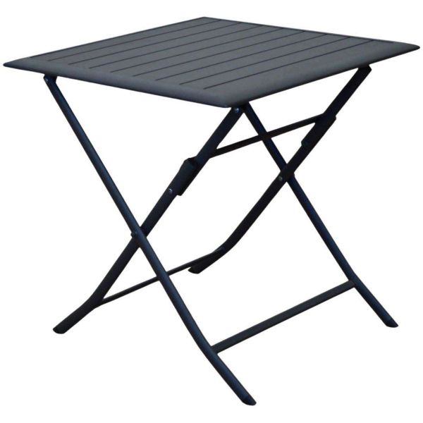 Table pliante en aluminium Lorita 70cm