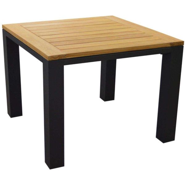 Table de jardin en aluminium et teck Torino