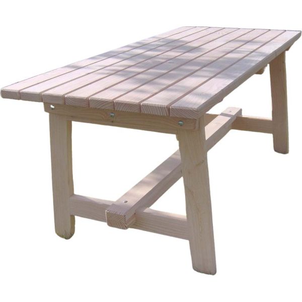 Table de jardin en bois bourgogne (en douglas)