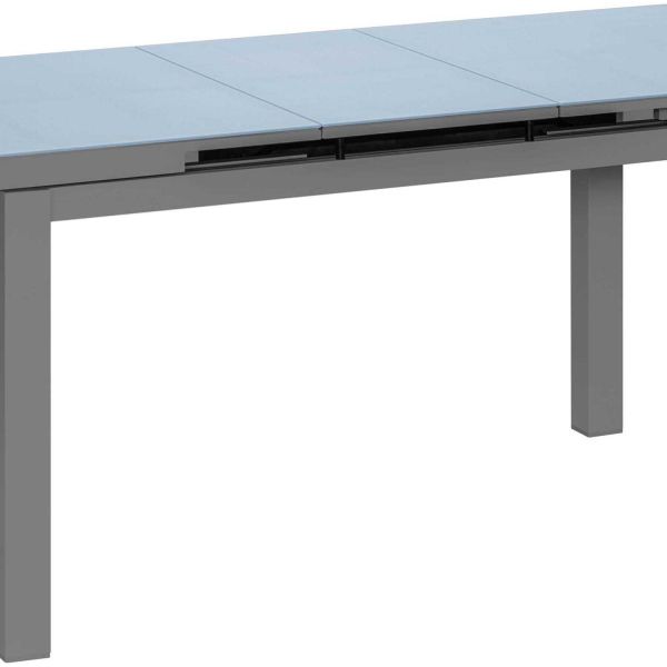 Table de jardin extensible en aluminium anthracite Ibiza - MOR-0200