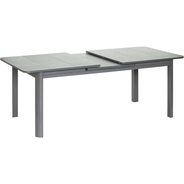 Table de jardin extensible en aluminium anthracite Milos - MOR-0206
