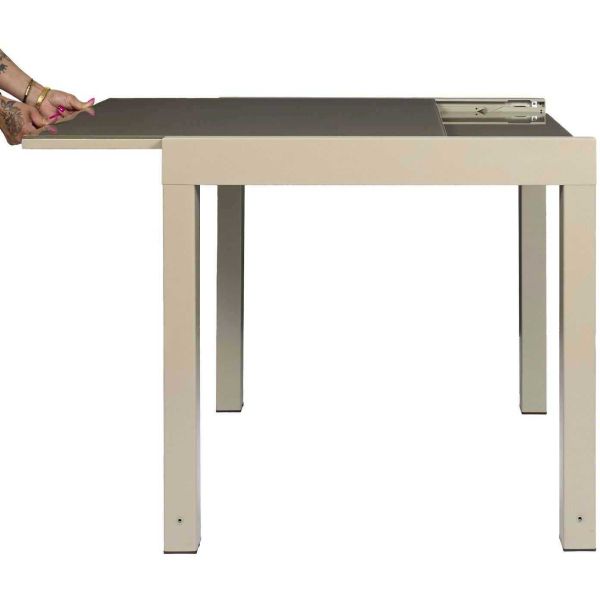 Table de jardin extensible en métal Haria - CMP-5282