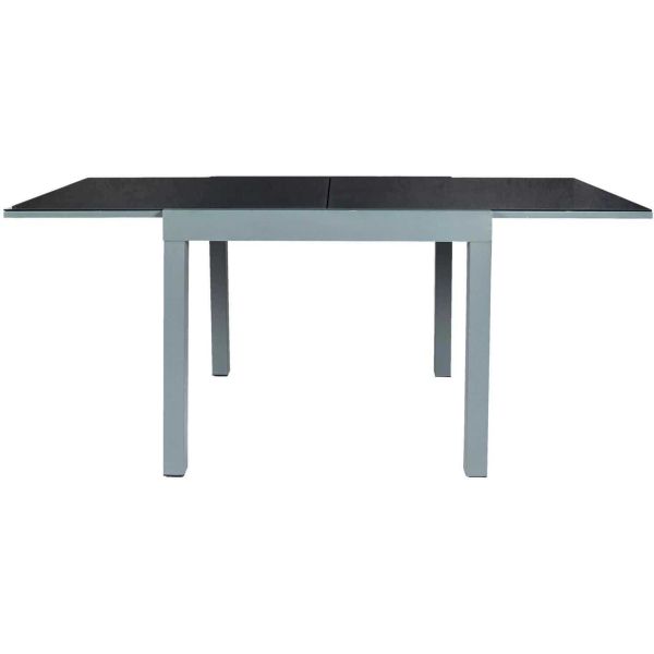 Table de jardin extensible en métal Haria 80 x 80 x 75 cm