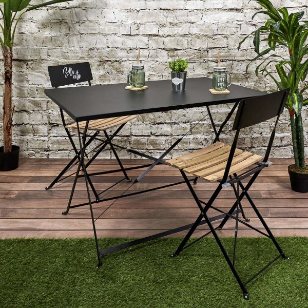 Table de jardin pliante Palerme  110 x 70 cm - THE HOME DECO FACTORY