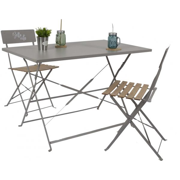 Table de jardin pliante Palerme  110 x 70 cm - 7