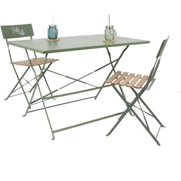 Table de jardin pliante Palerme  110 x 70 cm - 6