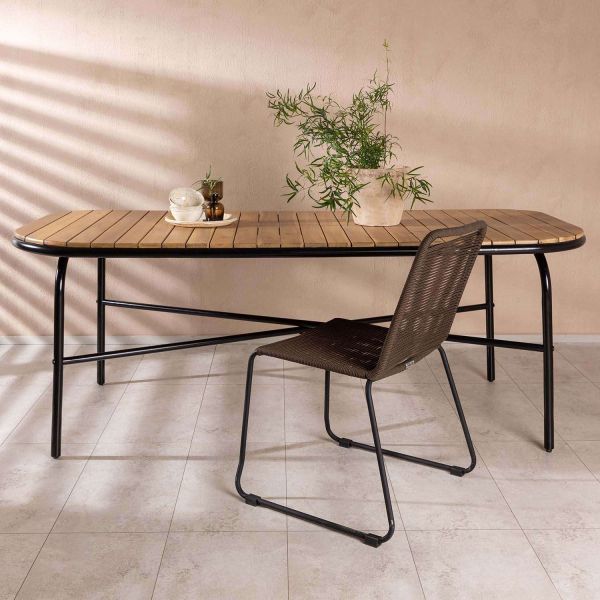 Table de jardin rectangulaire Holmbeck - VENTURE HOME