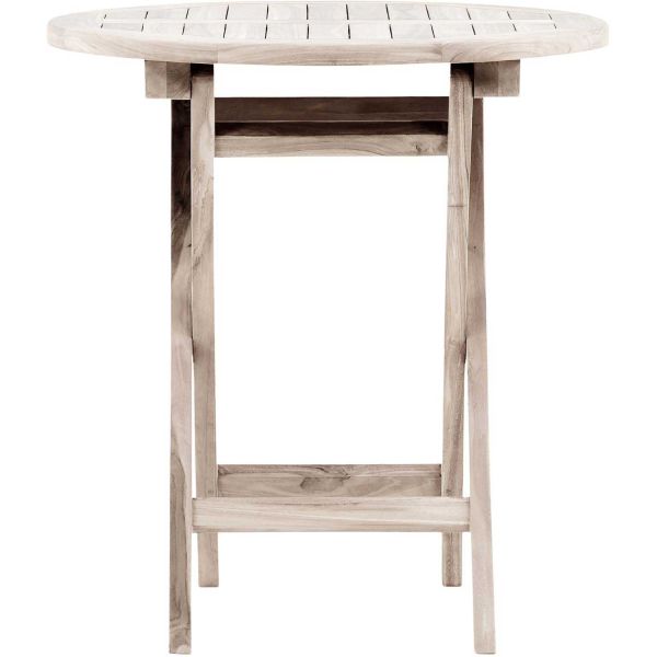 Table de jardin Ø70 cm en teck Kenya - 189