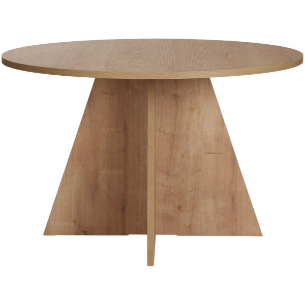 Table à manger ronde en aggloméré Virella - 179
