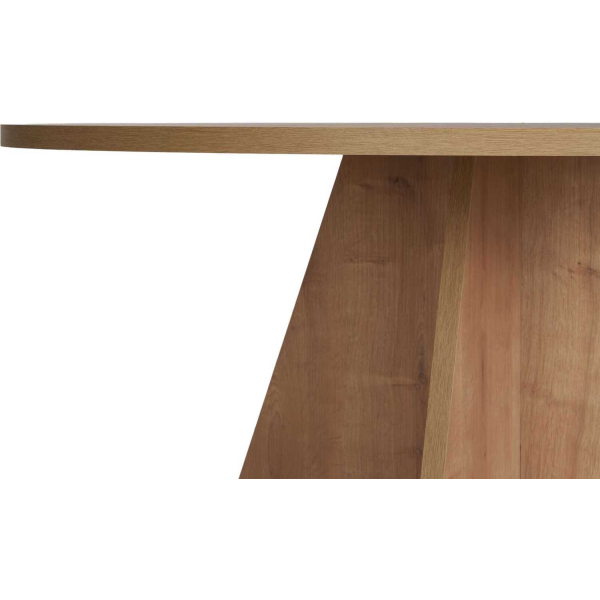 Table à manger ronde en aggloméré Virella - 6