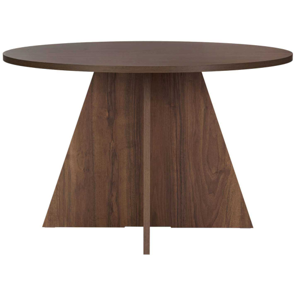 Table à manger ronde en aggloméré Virella - 179