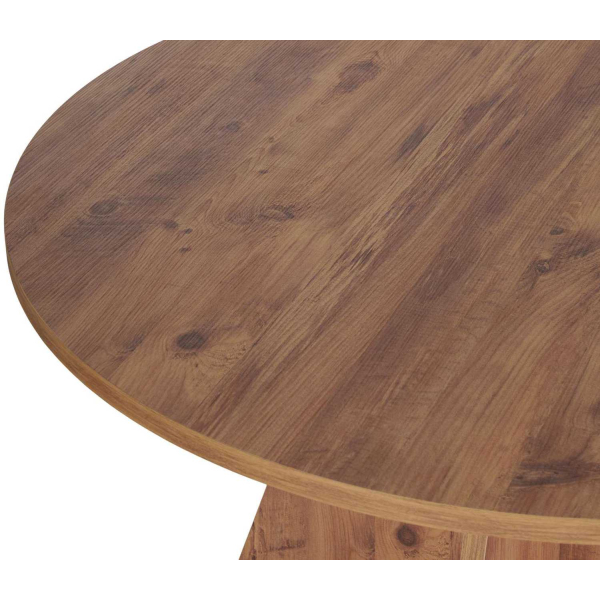 Table à manger ronde en aggloméré Virella - 5