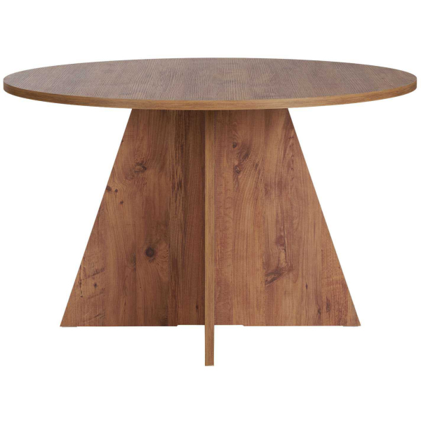 Table à manger ronde en aggloméré Virella - 179