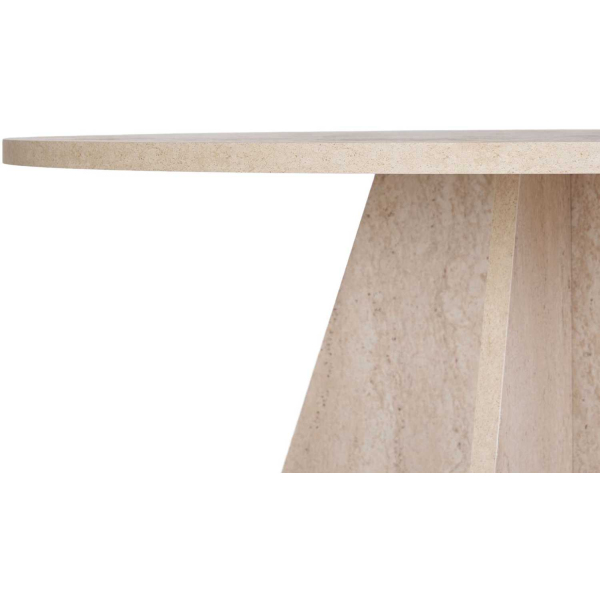 Table à manger ronde en aggloméré Virella - 6