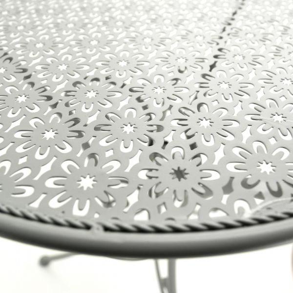 Table en métal gris pliante - 69,90