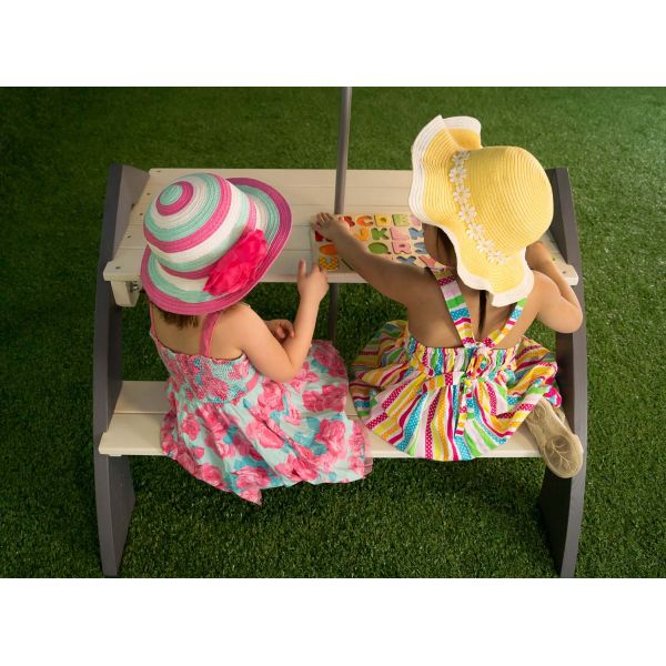 Table de pique-nique enfant avec parasol Kylo - 5