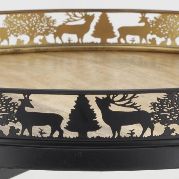 Table d'appoint Cerf en métal et bois - 84,90