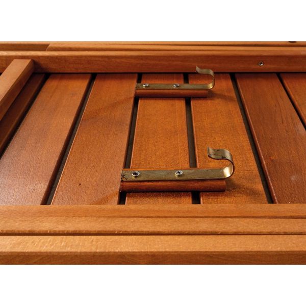 Table pliante 60 x 60 cm en bois - 47,92