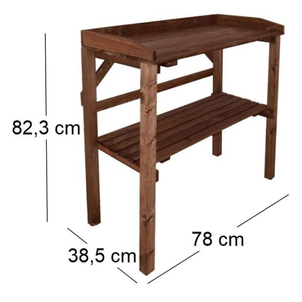 Table à rempoter en pin Nature - ESS-1638