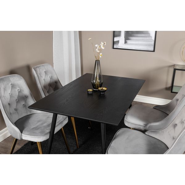 Table repas en MDF et acier Dipp 120 x 90 cm - 6