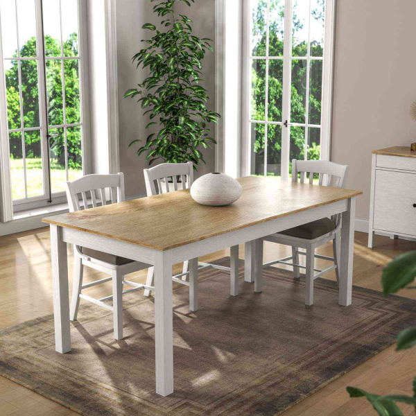 Table de repas en aggloméré Frannie - HANAH HOME