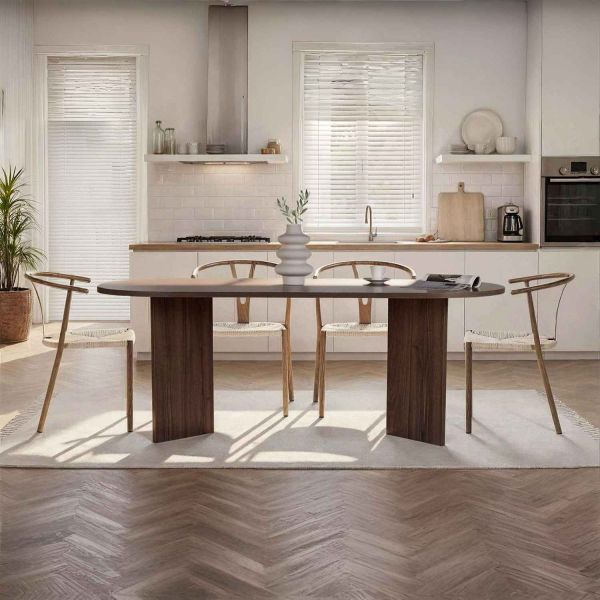 Table de repas en aggloméré Sabella - 8