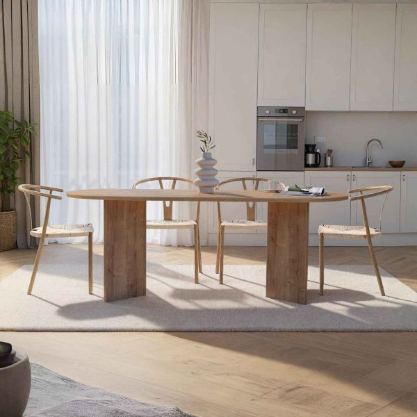 Table de repas en aggloméré Sabella - 8