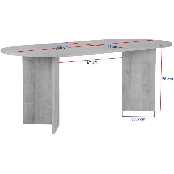 Table de repas en aggloméré Sabella - ASI-2510