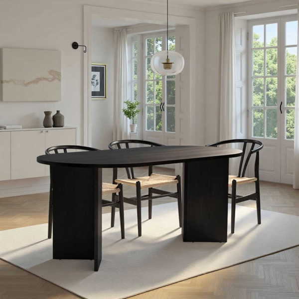Table de repas en aggloméré Sablin - HANAH HOME