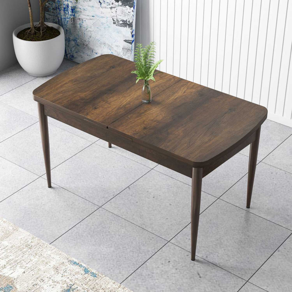 Table de repas en aggloméré avec rallonge Zen - HANAH HOME