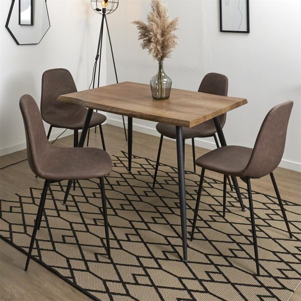Table repas en bois et métal Forest - THE HOME DECO FACTORY