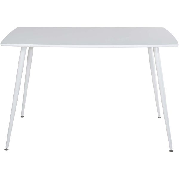 Table de repas en MDF et acier 120 x 80 cm Polar - VEN-0165