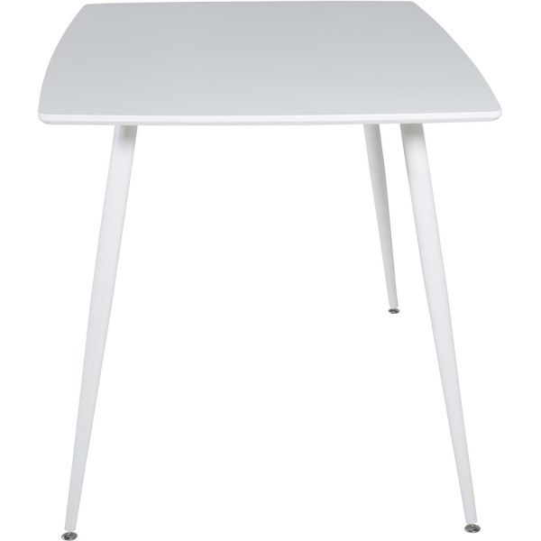 Table de repas en MDF et acier 120 x 80 cm Polar - 129