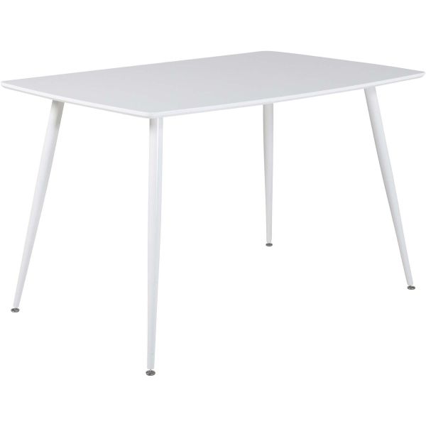 Table de repas en MDF et acier 120 x 80 cm Polar