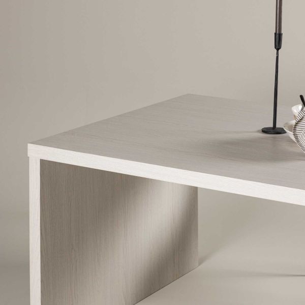 Table de repas 230 x 110 cm avec étagères Mika - 7