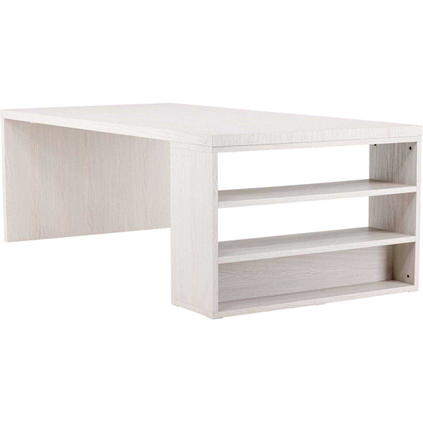 Table de repas 230 x 110 cm avec étagères Mika - VEN-1035