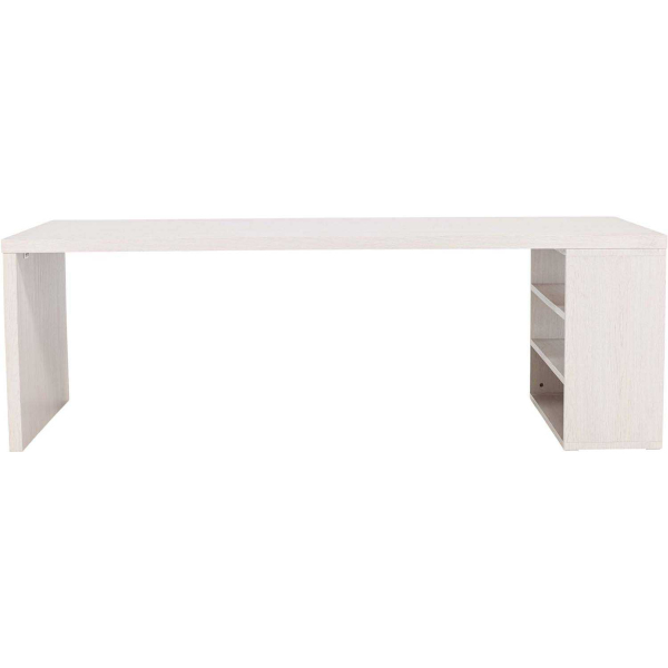 Table de repas 230 x 110 cm avec étagères Mika - 659