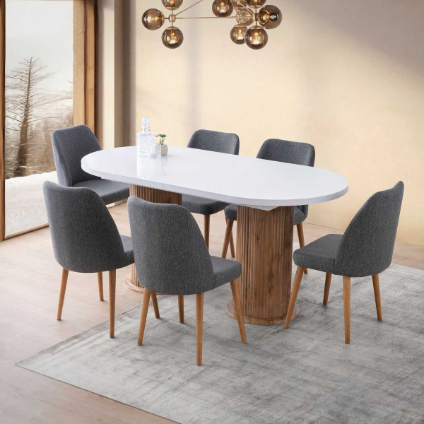 Table de repas extensible Gusto - HANAH HOME