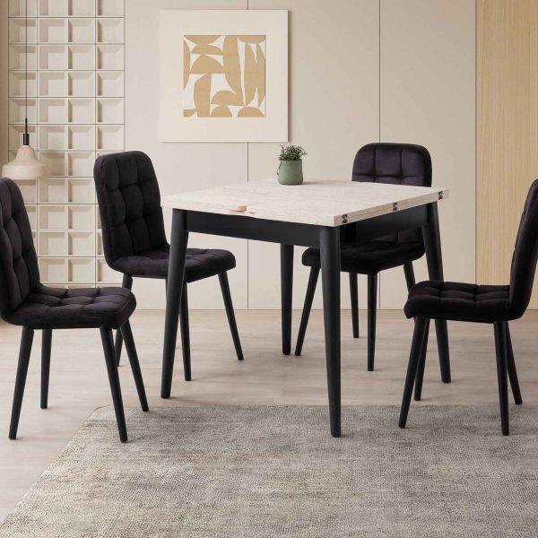 Table de repas extensible Totem - HANAH HOME