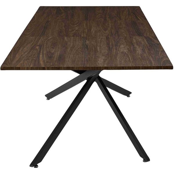 Table repas extensible en bois et métal 6 à 8 personnes Tiffany - 389