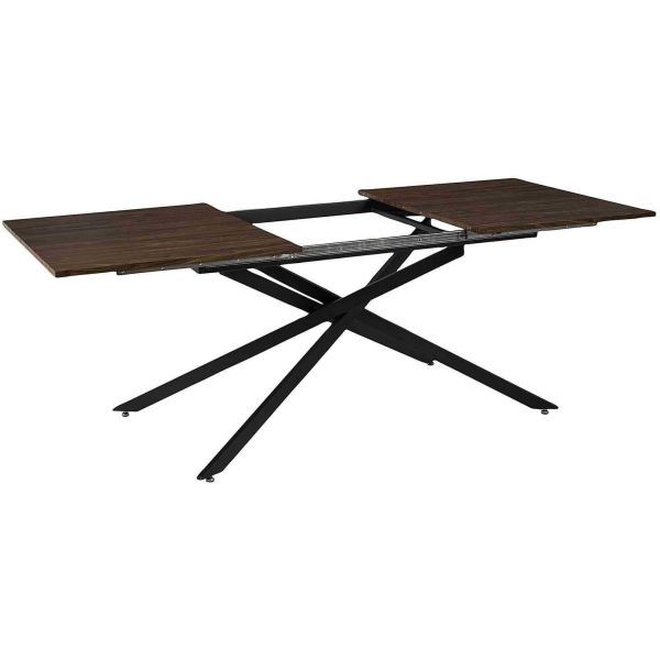 Table repas extensible en bois et métal 6 à 8 personnes Tiffany - 5