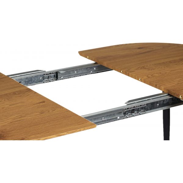 Table repas extensible en métal et bois 4 à 6 personnes - 7
