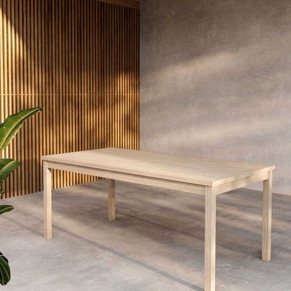 Table de repas extérieure en teck Kenya - VENTURE HOME