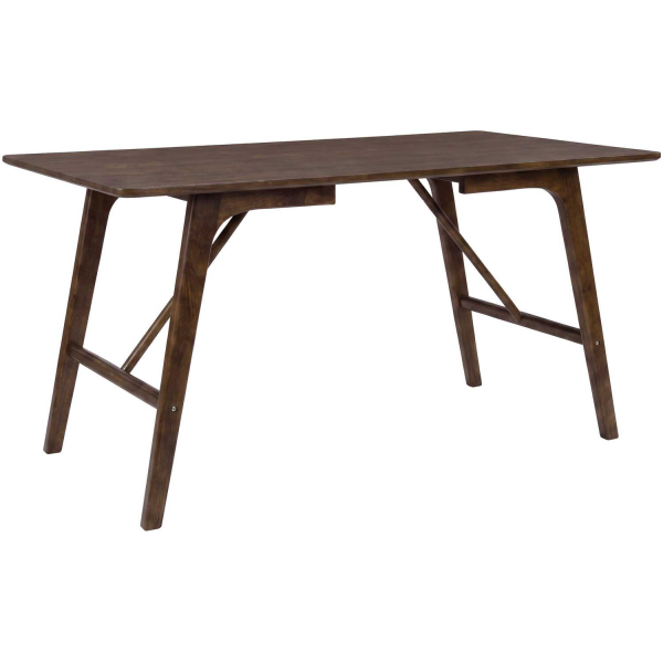 Table de repas en hévéa 120 x 80 cm Kaseidon