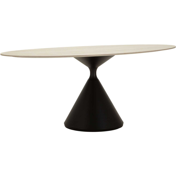 Table repas en métal et MDF Space 180 x 90 x 73 cm